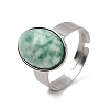 Adjustable 304 Stainless Steel Finger Rings for Women GG-CBA7994-04P-20-4