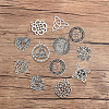 Tibetan Style Alloy Pendants TIBEP-SC0001-05AS-5