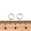 Brass Open Jump Rings KK-B147-03F-G-4
