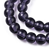 Transparent Glass Beads Strands GLAA-T032-T6mm-03-2
