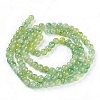 Spray Painted Glass Beads Strands X-GLAA-A038-C-80-2