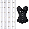 BENECREAT 4 Pairs Iron Corset Busk FIND-BC0003-15B-8