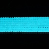 Synthetic Luminous Stone Beads Strands G-C086-01B-01-5