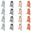 40Pcs 4 Colors Alloy Pendants FIND-CJ0002-01-1