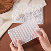 2Pcs 2 Styles Silicone Bookmark Molds DIY-TA0015-10-5