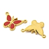304 Stainless Steel Enamel Pendants STAS-D369-02G-2