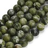 Natural Chinese Jade Southern Jade Beads Strands G-P626-10mm-01B-2