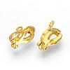 Iron Clip-on Earring Findings KK-R071-06G-1