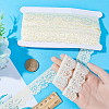 10 Yards Polyester Elastic Lace Trim OCOR-WH0086-04B-3