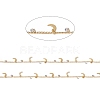 Handmade Brass Curb Chains CHC-I036-66G-2