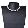 Cowrie Shell Choker Necklaces X-NJEW-JN02388-01-6