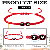 1Pc Adjustable Nylon Cord Braided Bracelets for Women Men BJEW-LP0001-31B-Z-2