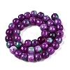 Dyed Natural White Jade Beads Strands G-T138-D02-2