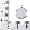Natural White Shell Pendants STAS-D385-01B-P-3