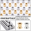 Unicraftale 32Pcs 2 Colors 304 Stainless Steel European Beads STAS-UN0039-77-5