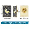 SUNNYCLUE 5Pcs 5 Style Fashion Tarot Card Enamel Pins JEWB-SC0001-20-2