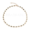 Alloy Enamel Star Link Chain Bracelets & Necklaces Jewelry Sets SJEW-JS01140-3