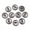 Cat Eye Style Natural Black Lip Shell Buttons SH-CBAA69B-01H-1