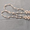 Rhombus Plastic Pearl with Glass Seed Beaded Stretch Toe Ring Anklets for Women FS-WGADC6C-01-3