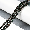 Assembled Natural Malachite & Bronzite Beads Strands G-A230-D02-01-2