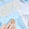 300Pcs 3 Styles ABS Plastic Imitation Pearl Beads KY-BM0001-01-3
