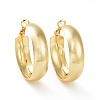 Brass Round Hoop Earrings for Women EJEW-C008-31G-1