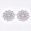 Tarnish Resistant 304 Stainless Steel Filigree Joiners Links STAS-T044-40P-2