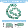 1 Strand Natural Green Aventurine Beads Strands G-BBC0001-22-2