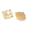 Natural Freshwater Shell Pendants SA-CBA11D7-17A-G-2