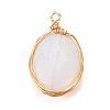 Opalite Pendants PALLOY-JF00467-02-1