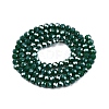 Electroplate Glass Beads Strands EGLA-A044-P4mm-A09-3