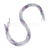 Natural Fluorite Beads Strands G-L634-D07-2.5x2.5mm-2