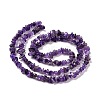 Natural Amethyst Chip Bead Strands G-M205-58-2