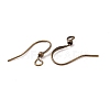 Brass French Earring Hooks KK-Q365-AB-NF-2