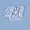Letter DIY Silicone Molds X-DIY-I034-08U-3