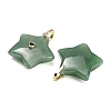 Natural Green Aventurine Pendants G-Z157-01G-A01-2