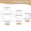 30Pcs 3 Styles PE Plastic Findings FIND-CY0001-68-2