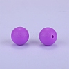 Round Silicone Focal Beads SI-JX0046A-04-2