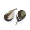 Shell Pendants SSHEL-E564-24B-P-2