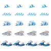 20Pcs 5 Styles Computerized Embroidery Cloth Iron on/Sew on Patches PATC-HY0001-86-1