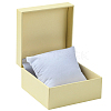 Paper Covered ABS Plastic Storage Boxes for Watches CON-WH20005-10B-1