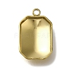 Ion Plating(IP) 304 Stainless Steel Pendant Cabochon Settings STAS-I310-25G-1