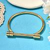 Ion Plating(IP) 304 Stainless Steel Bangles BJEW-P222-14G-4