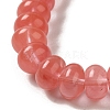 Cherry Quartz Glass Beads Strands G-G102-C05-01-4