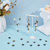 26Pcs 26 Styles Natural Black Shell Hexagon Beads FIND-PH0027-79-4