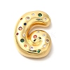Brass Cubic Zirconia Pendants KK-M295-13G-G-1