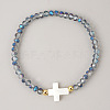 Bohemian Glass Beads Stretch Bracelets KO2121-12-1