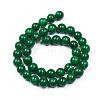 Synthetic Malachite Beads Strands G-G832-01-6mm-2