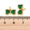 Brass Glass Pendants KK-K340-48G-05-3