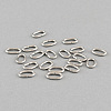Tarnish Resistant 304 Stainless Steel Open Jump Rings STAS-Q186-03-6.5x5mm-1